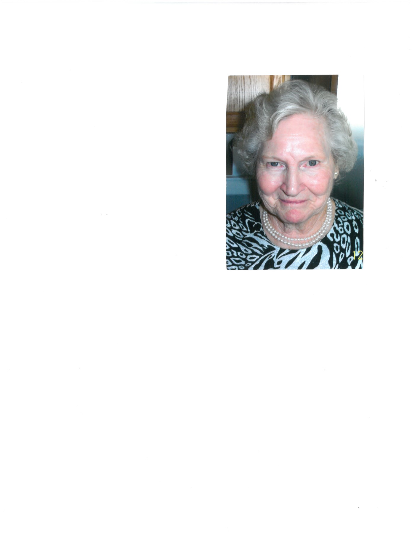 Obituary of Edna Pearl Shroyer