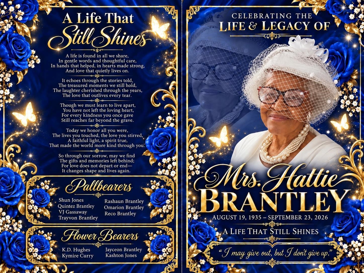 Obituary of Hattie Bell Brantley