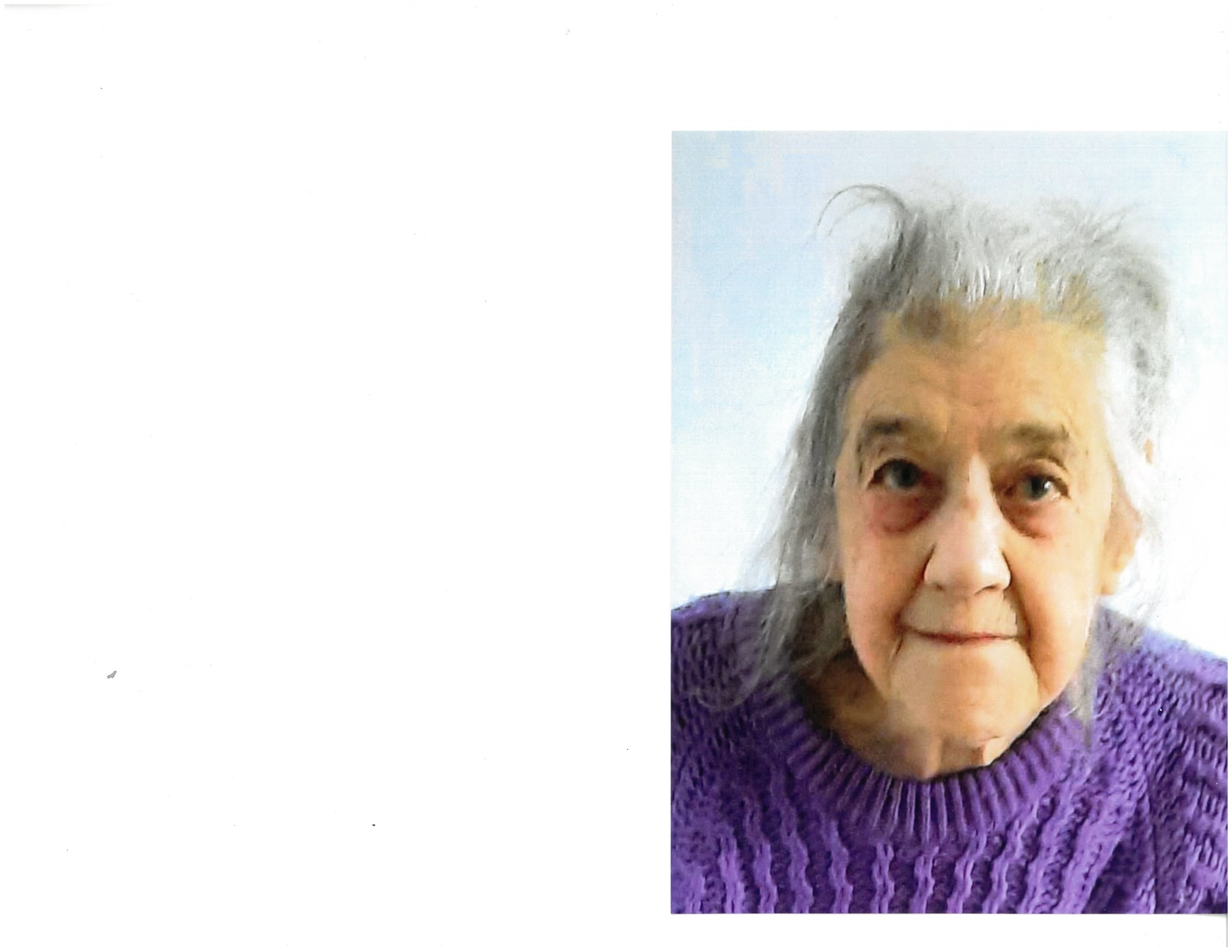 Avis de décès de Claire Martineau