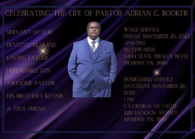 Obituary of Adrian Cantrell Booker