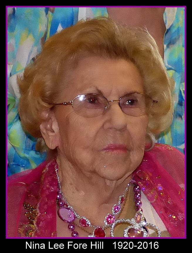 Obituary of Nina Lee Hill