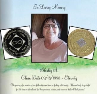 Obituary of Shirley Marie Stewart