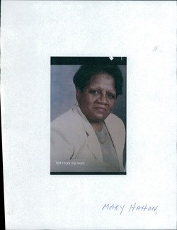 Obituary of Mrs. MARY Hatten