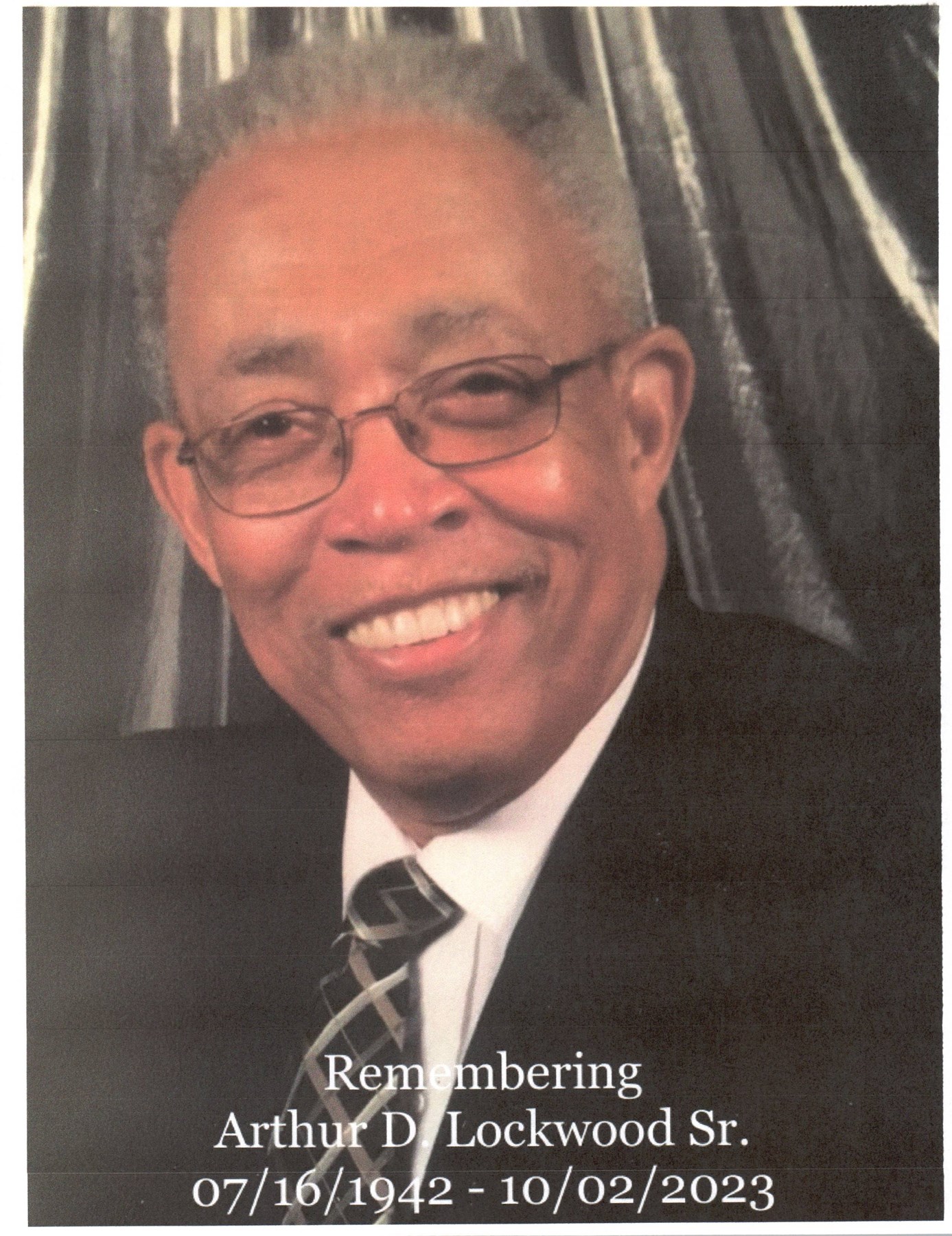 Obituary of Arthur Douglas Lockwood Sr