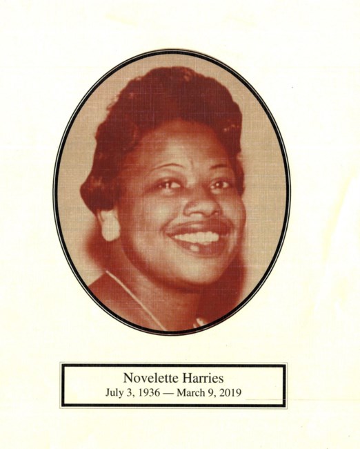 Obituary of Novelette Harries