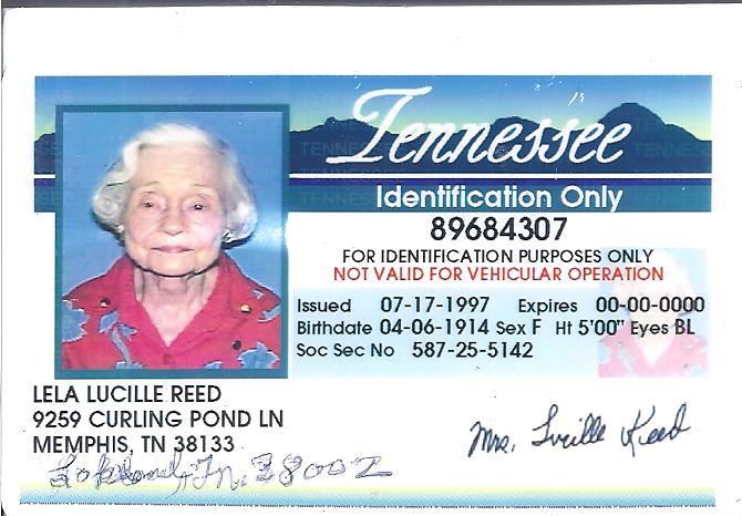 Obituary of Lela Lucille Reed