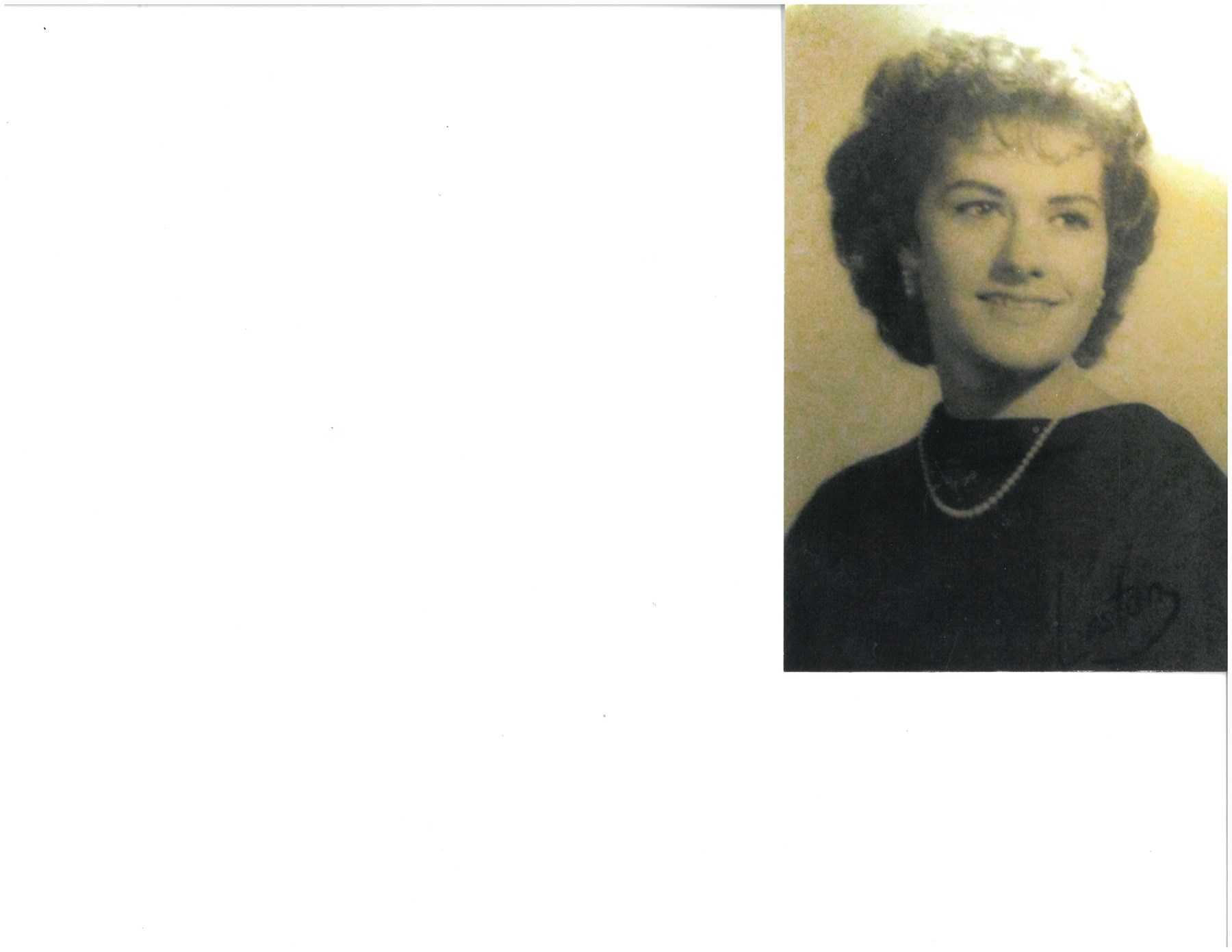 Obituary of Phyllis Rose Pizzolato