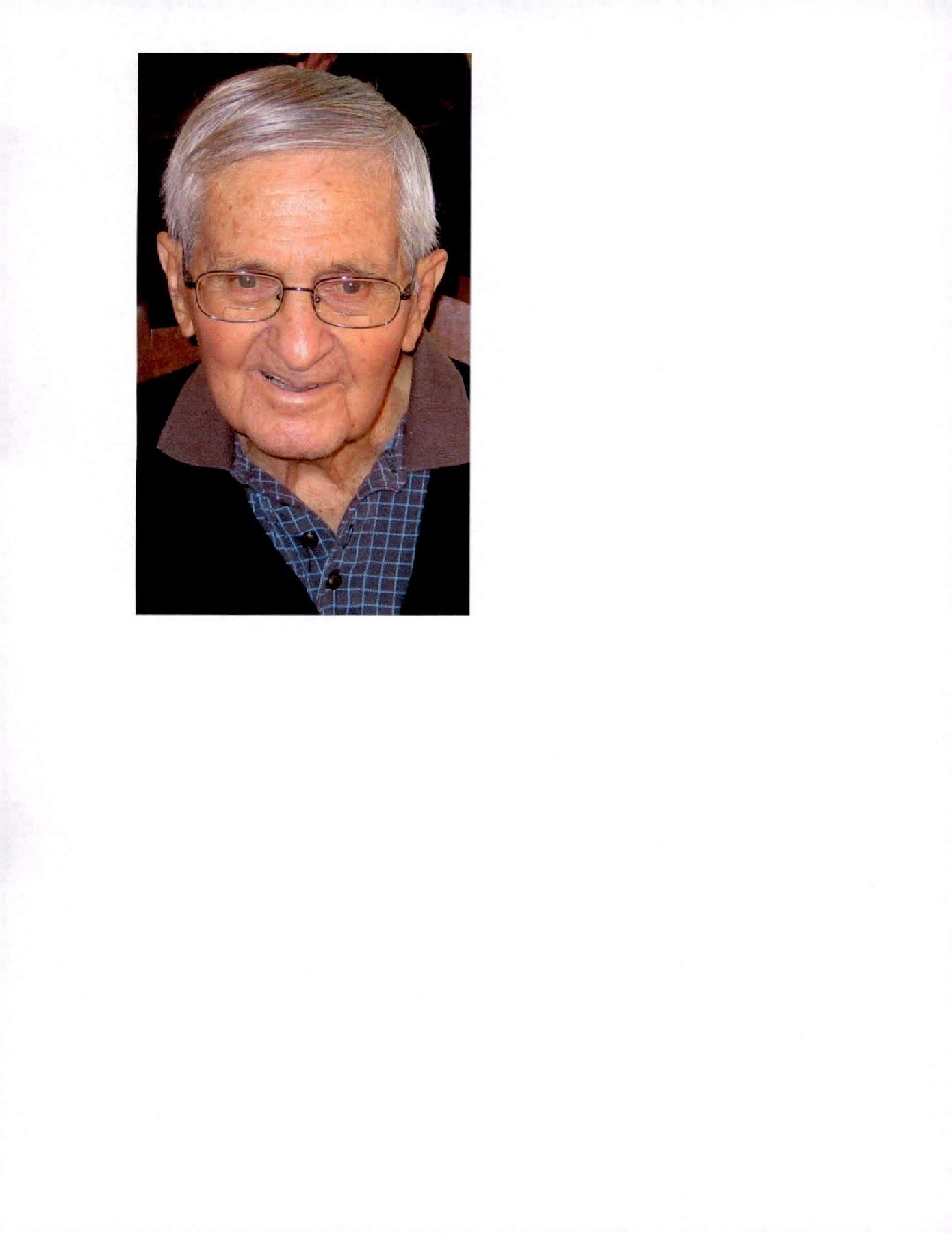 Obituary of Harold Ellsworth Ridenour