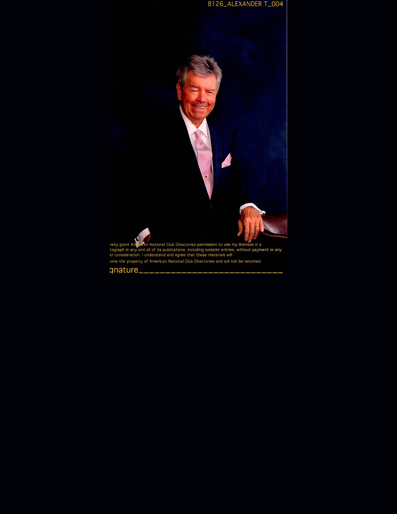 Avis de décès de Tony Monroe Alexander