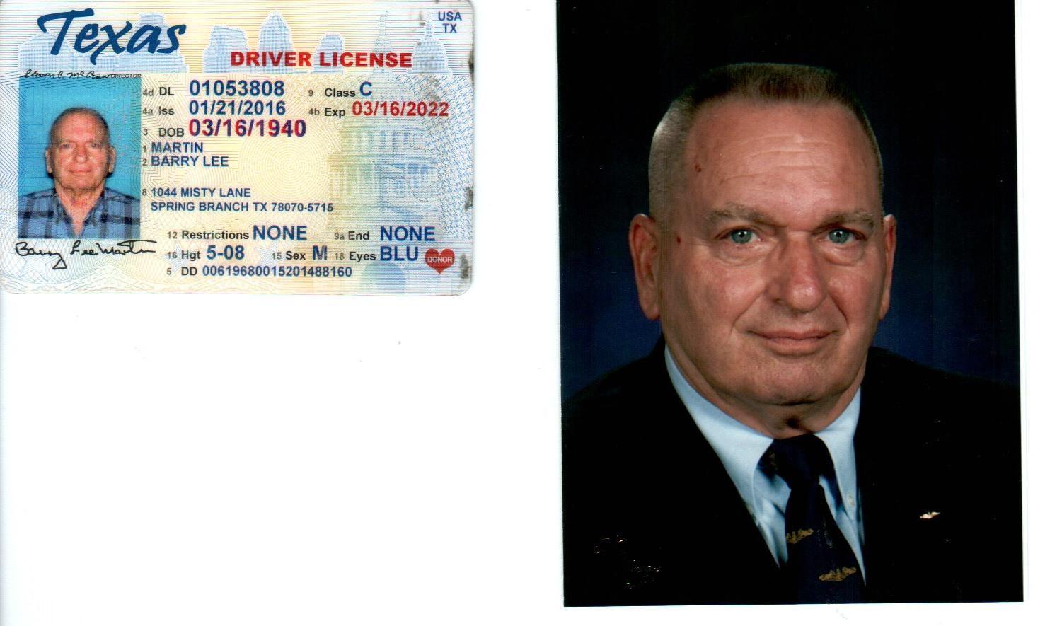 Obituary of Barry Lee Martin