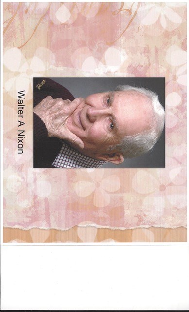 Obituary of Walter Nixon