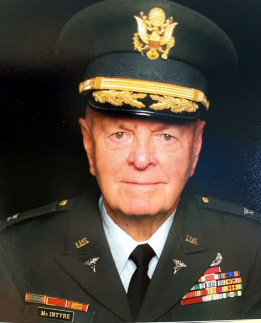 Obituary of Col. James Edgar McIntyre, USA, Ret.