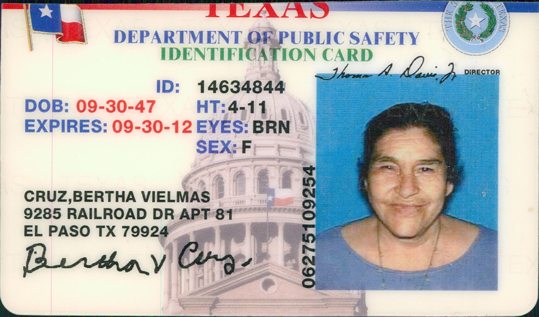 Obituary of Bertha Vielmas Cruz