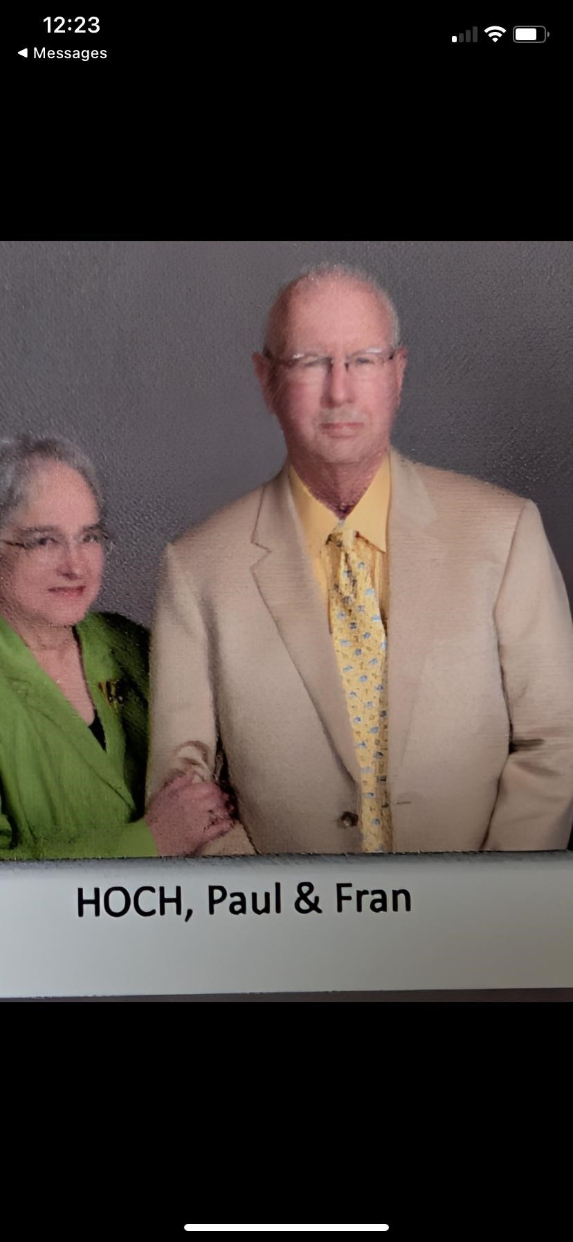 Obituary of Paul Frederick Hoch Jr.