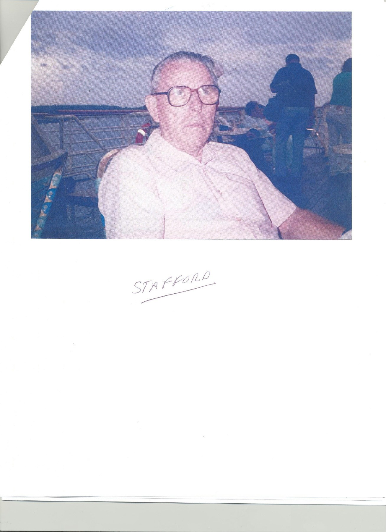 Obituary of Ernest Stafford