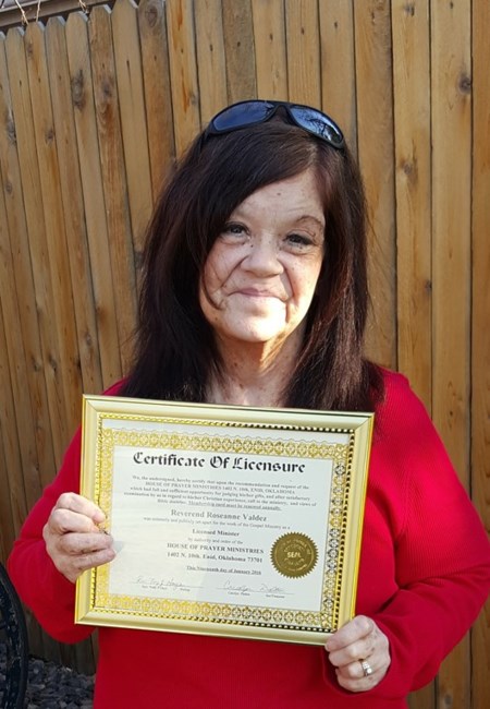 Avis de décès de Roseanne "Pat" Valdez