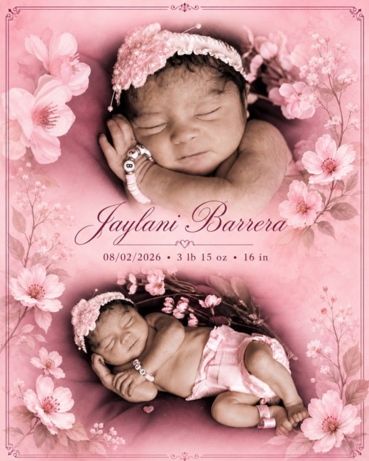 Obituary of Jaylani Barrera