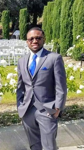 Grey tux sales with royal blue