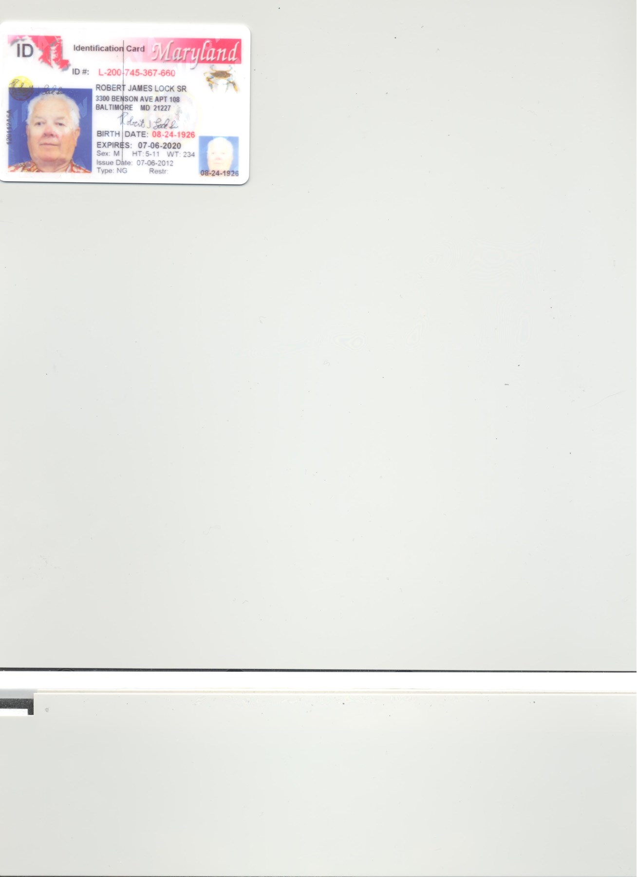 Obituario de Robert James Lock Sr.