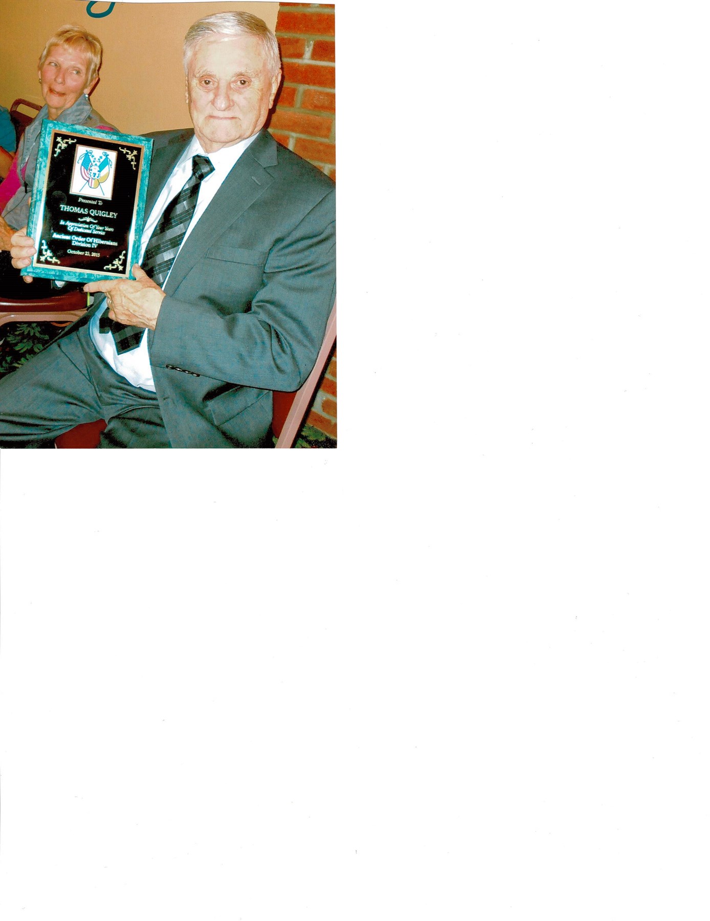 Obituary of Thomas R. Quigley