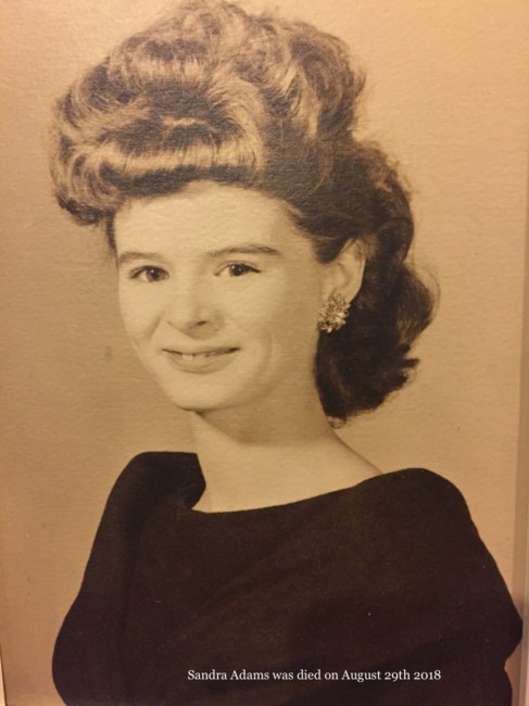 Obituary of Sandra Pauline Adams