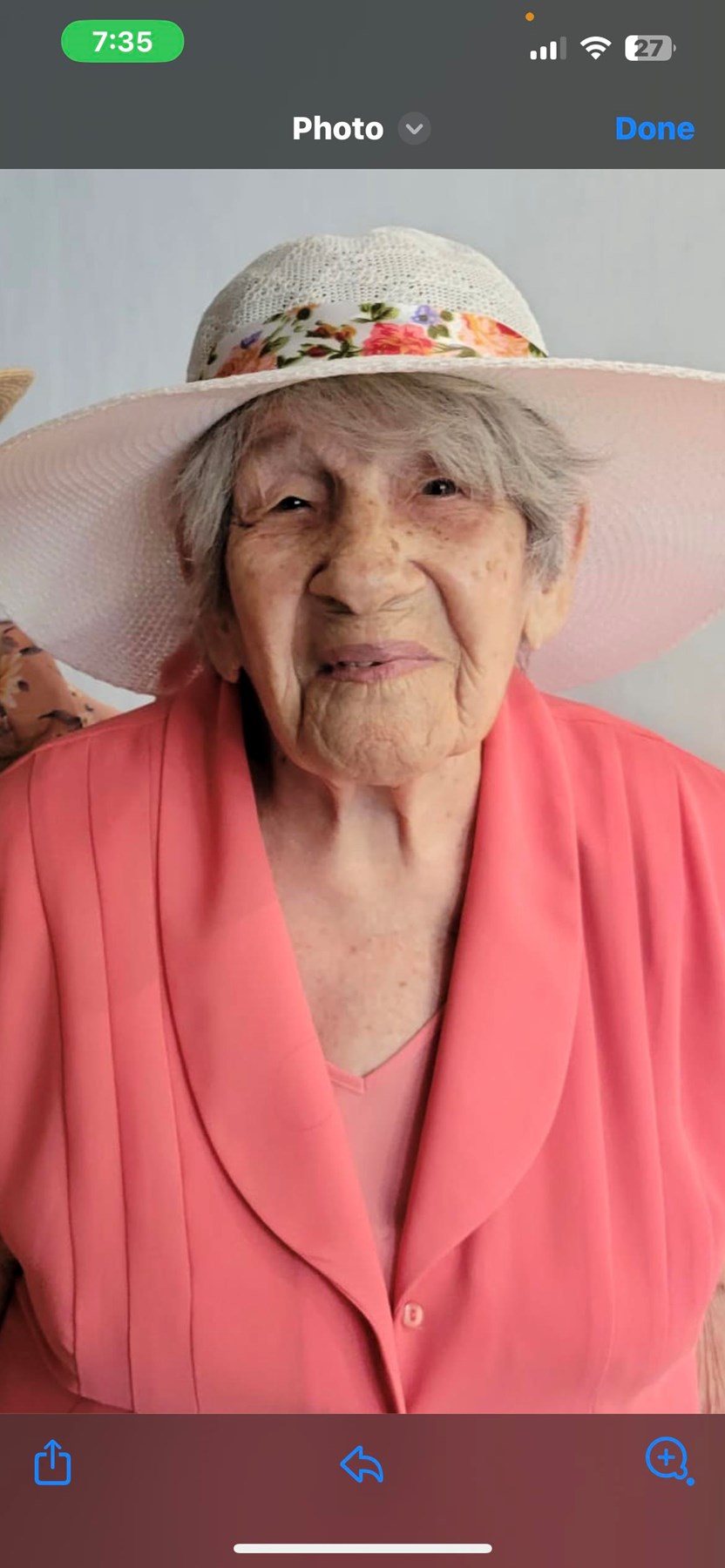 Obituary of Rafaela de Jesus Perez