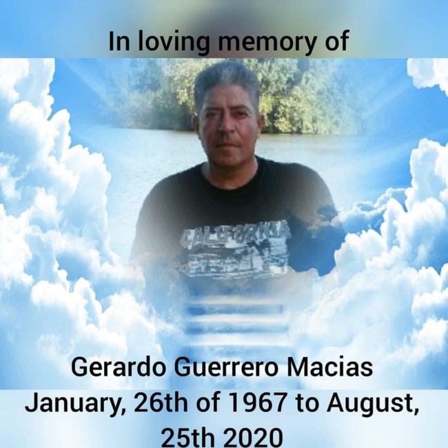 Obituary of Gerardo "Lalo" Guerrero Macias