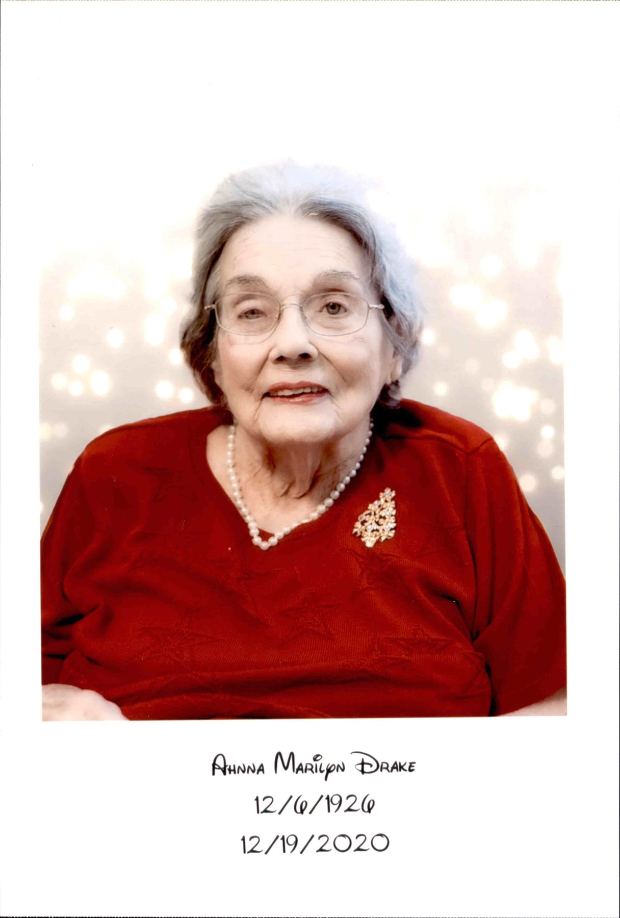 Obituary of Anna Marilyn Drake
