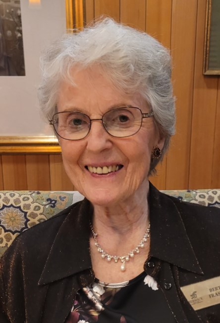 Obituary of Berte Margaret Anne Fraser