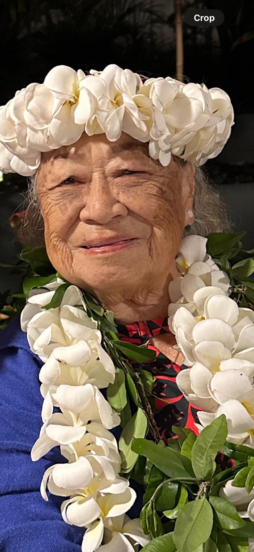 Avis de décès de Winifred Bow Yuk Naihe