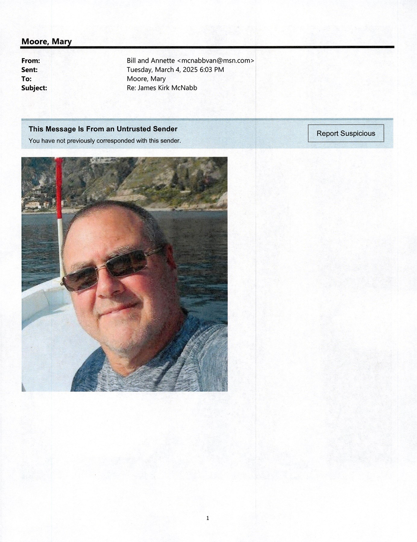 Obituary of James Kirk McNabb