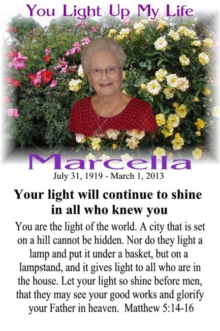 Obituary of Marcella Abell Vaughan