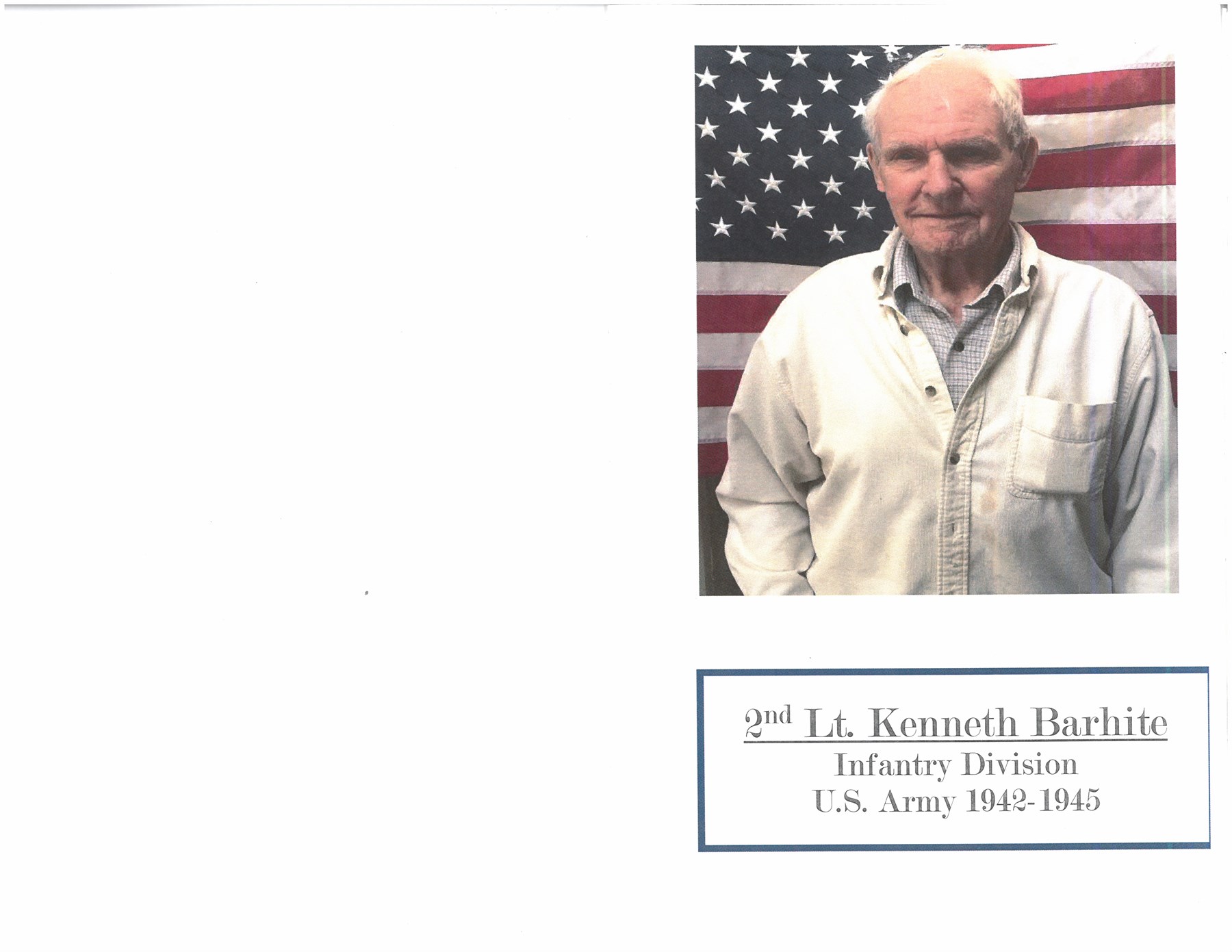 Obituary of Kenneth Marion Barhite