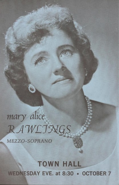 Obituary of Mary P. Rawlings