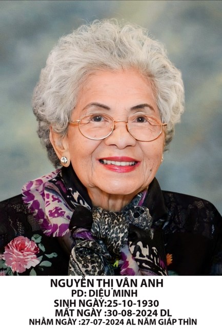 Obituary of Anh Van Thi Nguyen