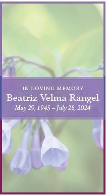 Obituary of Beatriz Velma Rangel