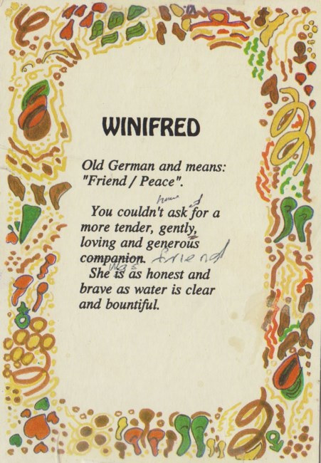 Obituary of G. Winifred Kagwa