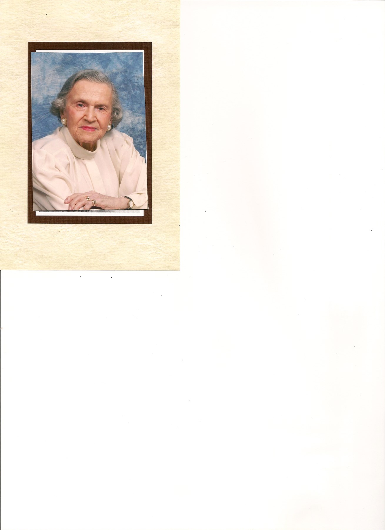 Obituary of Sue Minton White