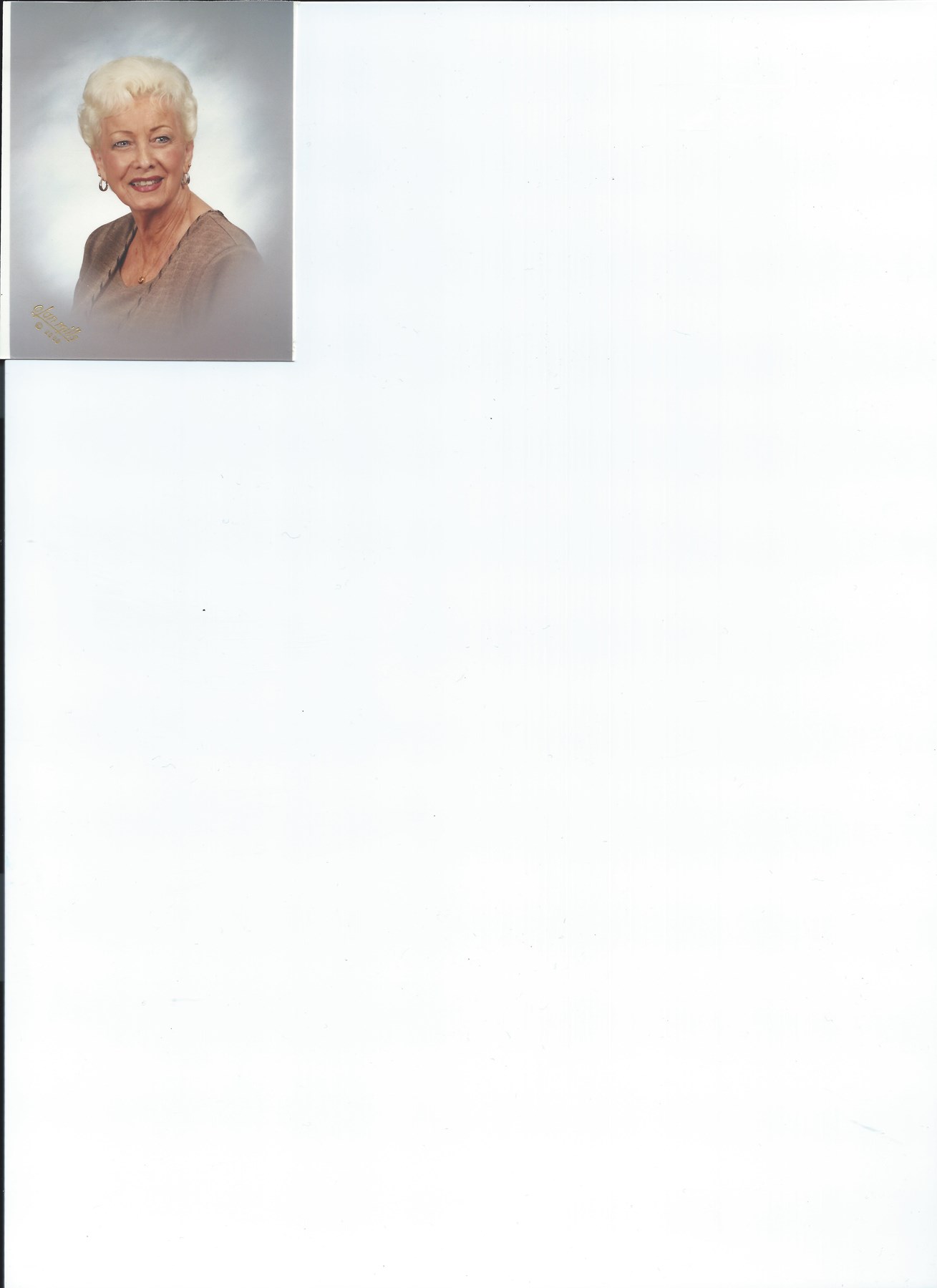 Avis de décès de Clara Ruth Marlow Brown