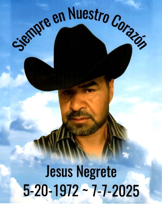 Obituary of J Jesus Negrete  Meza