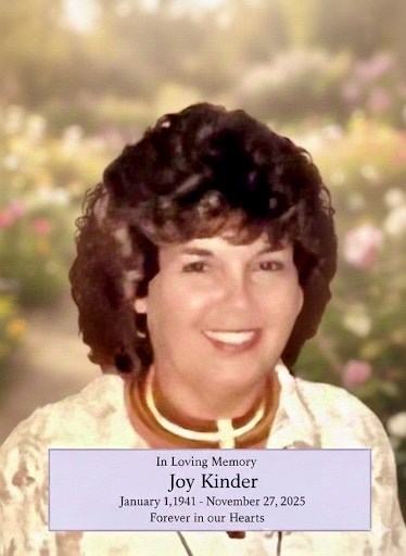 Avis de décès de Mrs. Joy D. Kinder