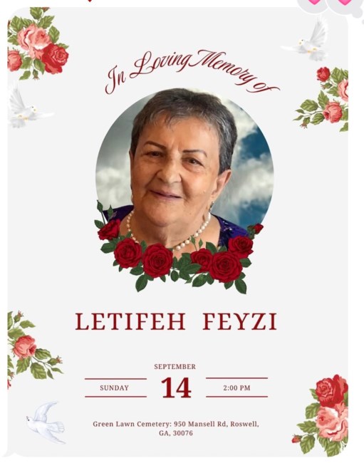 Obituary of Latifeh Feyzi