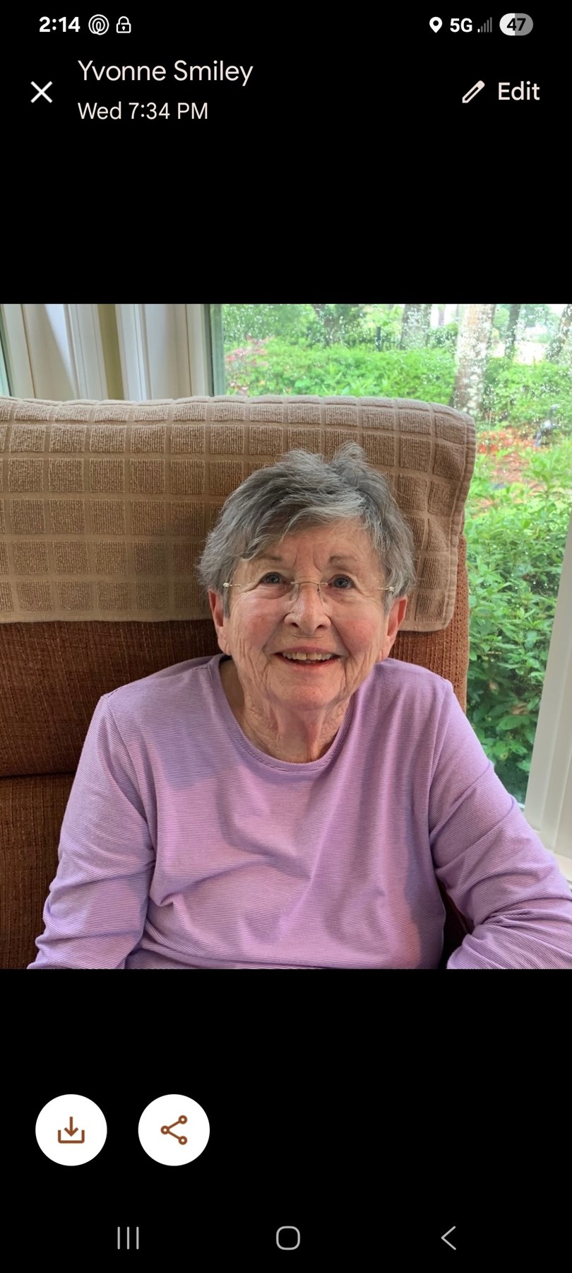 Avis de décès de Erline King Mize