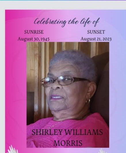 Obituary of Shirley Morris