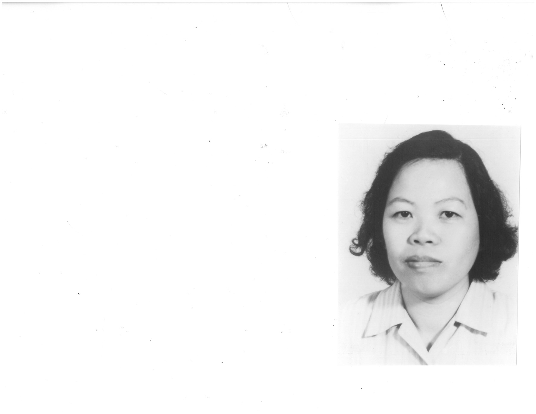 Obituary of Shui Fong Wu