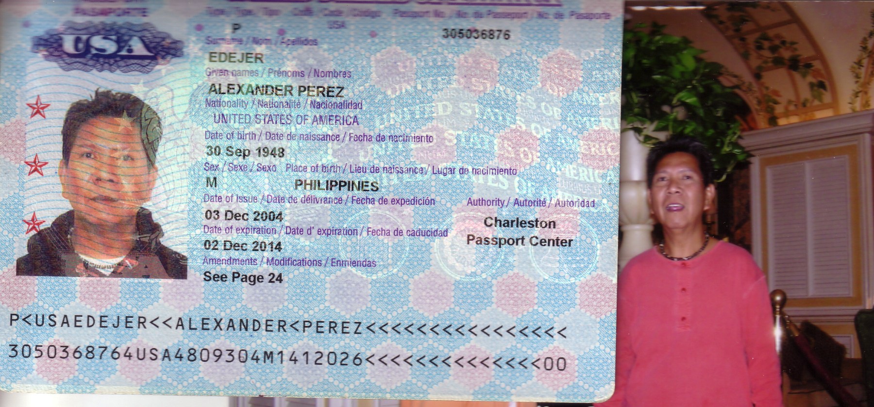 Obituary of Alexander Perez Edejer