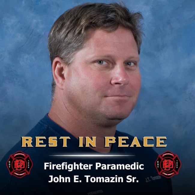 Obituary of John Eric Tomazin Sr.