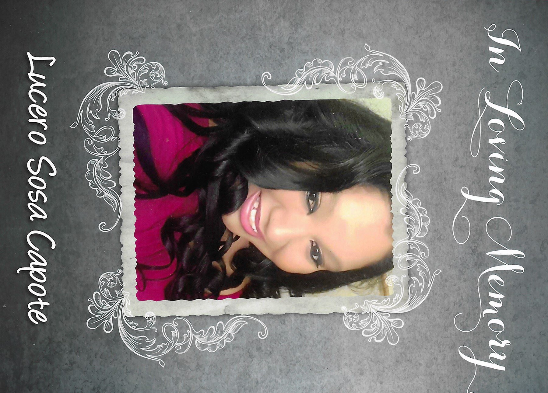 Obituary of Lucero Sosa Capote