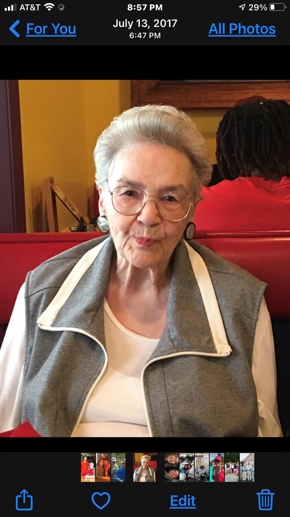 Avis de décès de Betty Myrick