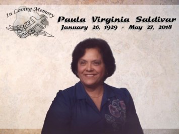 Obituary of Paula Virginia Saldivar